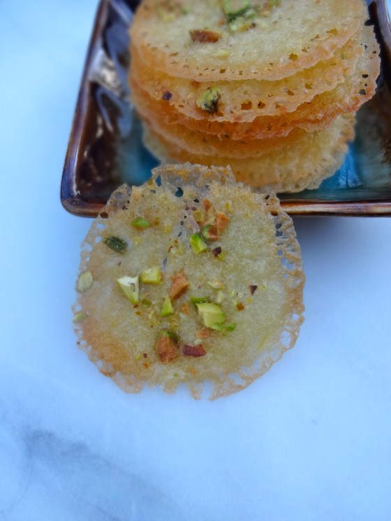 Orange Pistachio Tuiles © KETMALA’S KITCHEN 2012-13 