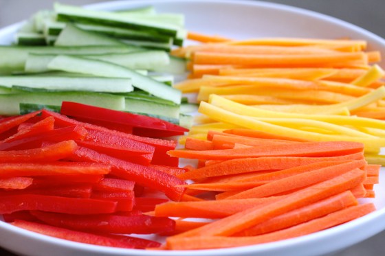 Julienne Vegetables © KETMALA’S KITCHEN 2014 